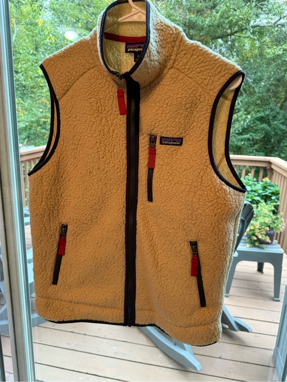 Patagonia Cream Fleece Sherpa Vest